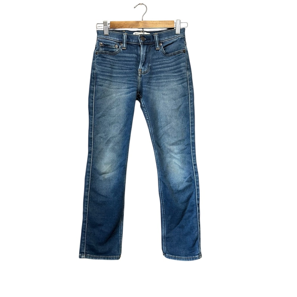 Abercrombie‎ Kids Skinny Jeans Blue Wash Size 9 10 Denim Cotton Blend